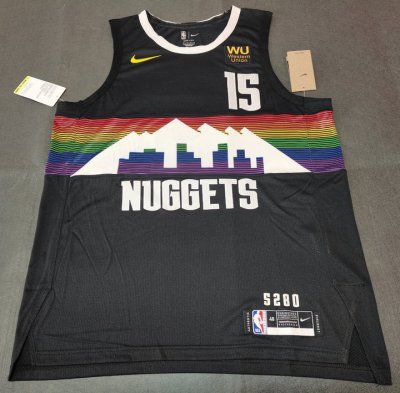 15 Jokic Nuggets 2019-20 city jersey black player version